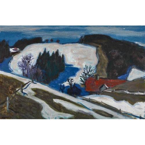 FRED STAUFFER : Schneeschmelze (DOBIASCHOFSKY AUKTIONEN AG)