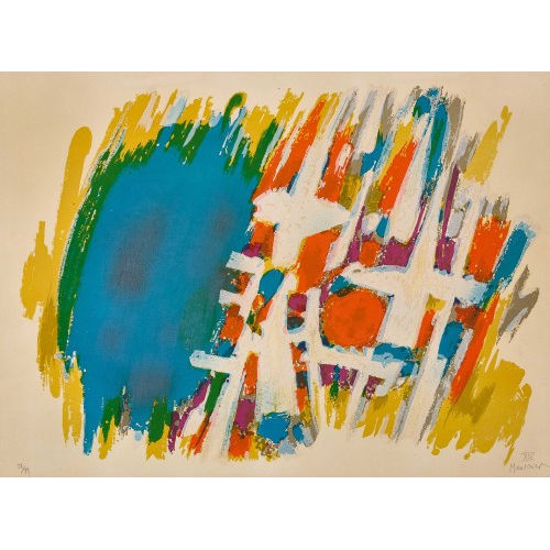 ALFRED MANESSIER : Expressive Komposition (DOBIASCHOFSKY AUKTIONEN AG)