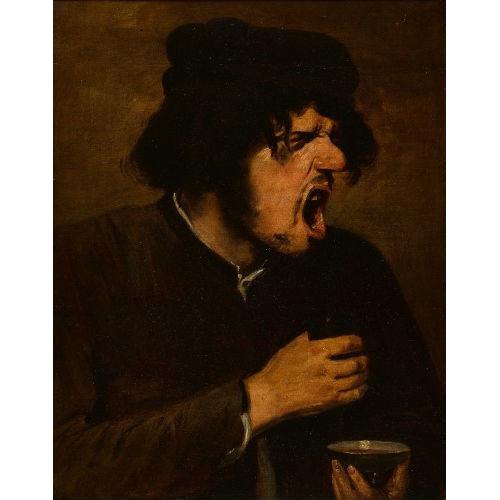 ADRIAEN BROUWER : Der bittere Trank (DOBIASCHOFSKY AUKTIONEN AG)