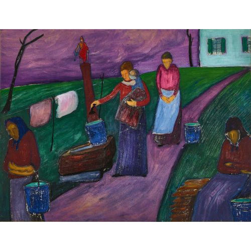 MARIANNE VON WEREFKIN : Frauen am Brunnen (DOBIASCHOFSKY AUKTIONEN AG)