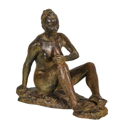 OTTO CHARLES B�NNINGER : Sitzender weiblicher Akt (DOBIASCHOFSKY AUKTIONEN AG)