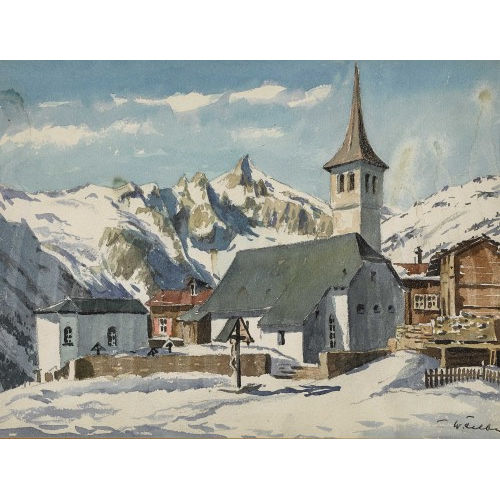 WALTER) FELBRA (EIGTL. FELLER-BRAND : Kippel im L�tschental (DOBIASCHOFSKY AUKTIONEN AG)