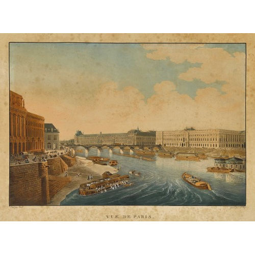 FRANZ HEGI : 'Vue de Paris' (DOBIASCHOFSKY AUKTIONEN AG)