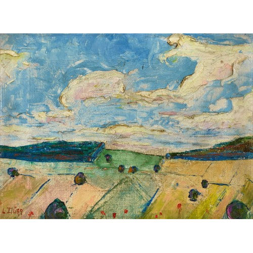 LOUIS D�RR : Sommerliche Feldlandschaft (DOBIASCHOFSKY AUKTIONEN AG)