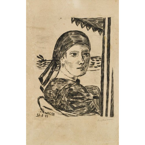 MAX BECKMANN : 'Minette' (DOBIASCHOFSKY AUKTIONEN AG)