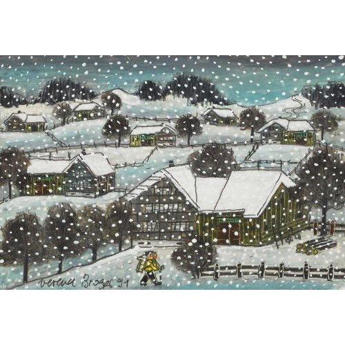 VERENA BROGER : Winterlandschaft (DOBIASCHOFSKY AUKTIONEN AG)