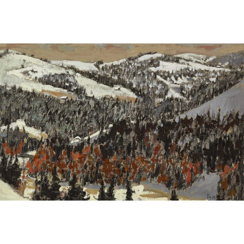 FRED BAUMANN : Winterlandschaft (DOBIASCHOFSKY AUKTIONEN AG)