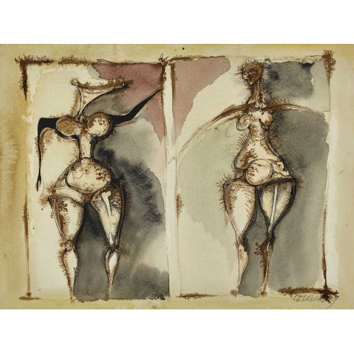 ROLAND BUGNON : Figurenpaar (DOBIASCHOFSKY AUKTIONEN AG)