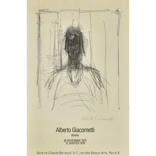 ALBERTO GIACOMETTI : 'Alberto Giacometti, Galerie Claude Bernhard 1975' (DOBIASCHOFSKY AUKTIONEN AG)