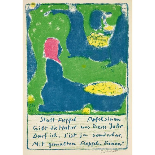 CUNO AMIET : 'Obsternte' (DOBIASCHOFSKY AUKTIONEN AG)