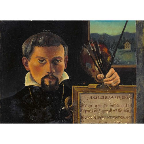 ERICH) RICCO (EIGTL. WASSMER : 'Selbstbildnis Oberramsern nach Lorenz Strauch' (DOBIASCHOFSKY AUKTIONEN AG)