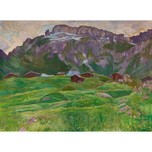 ADOLF TICHE : Sommerliche Alp (DOBIASCHOFSKY AUKTIONEN AG)