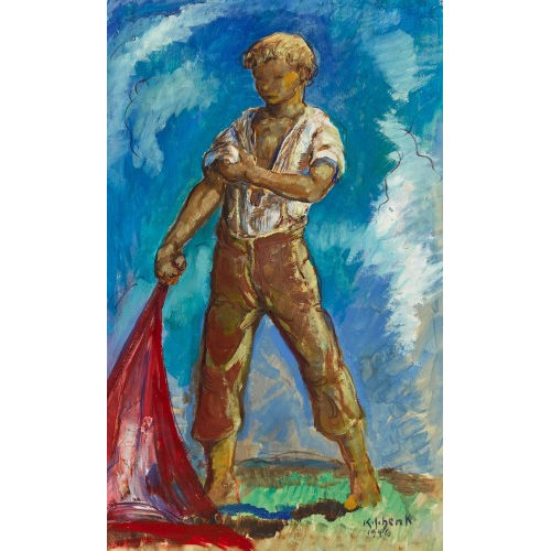 KARL SCHENK : 'Der Fahnenschwinger' (DOBIASCHOFSKY AUKTIONEN AG)