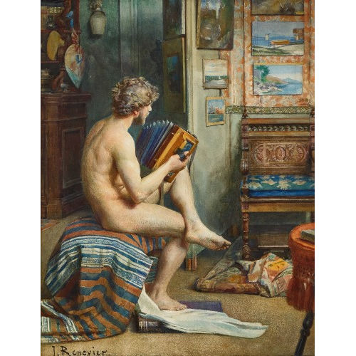 JULIEN RENEVIER : '� l'atelier' (DOBIASCHOFSKY AUKTIONEN AG)