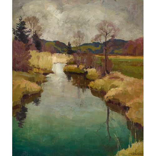 OTTO LANDOLT : Herbstliche Bachpartie (DOBIASCHOFSKY AUKTIONEN AG)