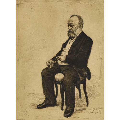 KARL STAUFFER-BERN : 'Gottfried Keller' (DOBIASCHOFSKY AUKTIONEN AG)