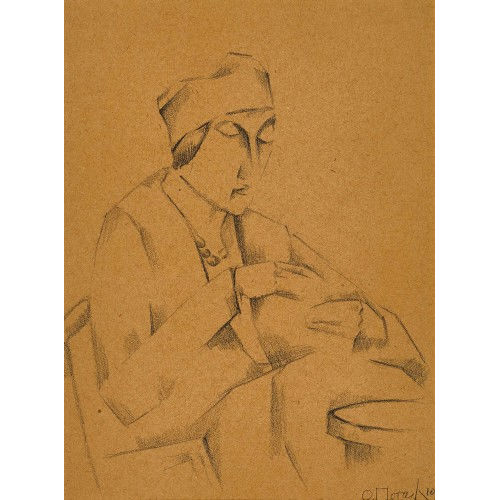 OTTO MORACH : Sitzende Frau (DOBIASCHOFSKY AUKTIONEN AG)