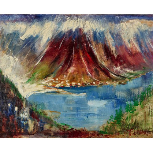 JANIS FERDINANDS TIDEMANIS : Steile K�stenlandschaft (DOBIASCHOFSKY AUKTIONEN AG)