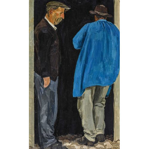 HANS BERGER : Zwei Bauern (DOBIASCHOFSKY AUKTIONEN AG)