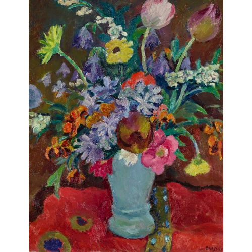 �MILE BRESSLER : Nature morte aux fleurs (DOBIASCHOFSKY AUKTIONEN AG)
