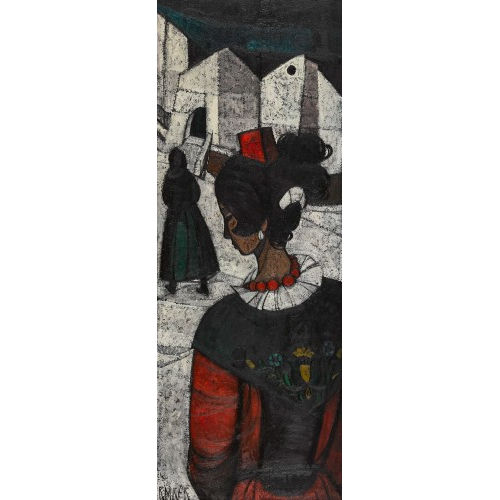 RUDOLF MIRER : Engadiner Frauen in Tracht (DOBIASCHOFSKY AUKTIONEN AG)