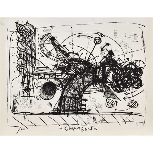 JEAN TINGUELY : 'Chaos Nr. 1' (DOBIASCHOFSKY AUKTIONEN AG)