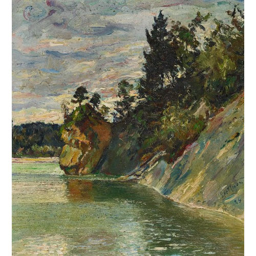 ALBERT SPETHMANN : 'Isar-Ufer' (DOBIASCHOFSKY AUKTIONEN AG)