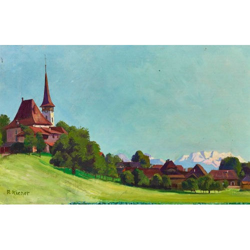 ROBERT KIENER : 'M�nsingen' (DOBIASCHOFSKY AUKTIONEN AG)