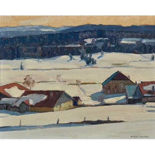 ROBERT FERNIER : 'Fermes Jurassiennes (La Plan�e)' (DOBIASCHOFSKY AUKTIONEN AG)