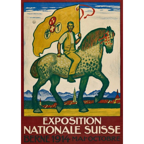 EMIL CARDINAUX : 'Exposition Nationale Suisse Berne 1914' (DOBIASCHOFSKY AUKTIONEN AG)