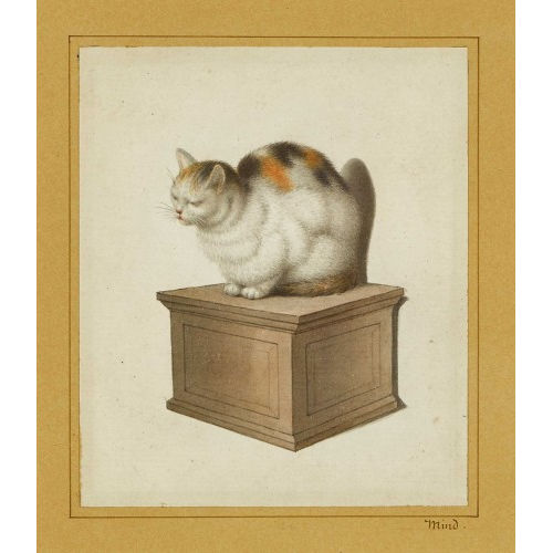 GOTTFRIED MIND : Sitzende Katze auf einem Podest (DOBIASCHOFSKY AUKTIONEN AG)