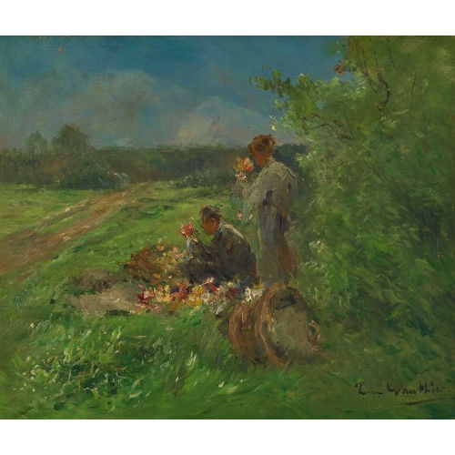 PIERRE LOUIS L�GER VAUTHIER : '14 juillet aux champs' (DOBIASCHOFSKY AUKTIONEN AG)