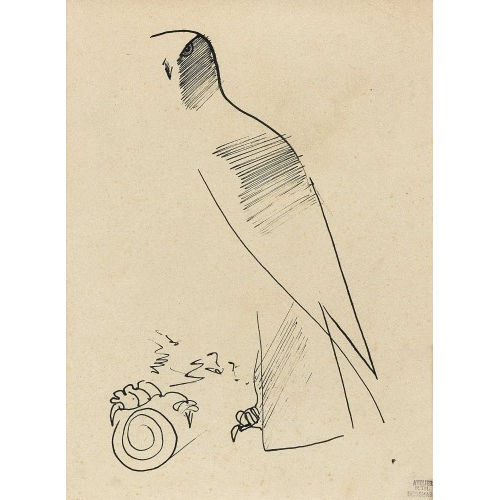 RODOLPHE TH�OPHILE BOSSHARD : Falke (DOBIASCHOFSKY AUKTIONEN AG)