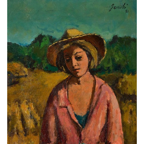JEANNE) JANEB� (EIGTL. BARRAUD-PELLET : 'Jeune paysanne' (DOBIASCHOFSKY AUKTIONEN AG)