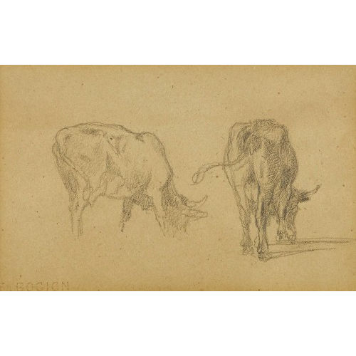 FRAN�OIS BOCION : 'Les deux vaches' (DOBIASCHOFSKY AUKTIONEN AG)