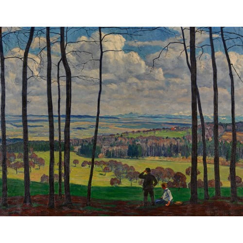 WALTER LILIE : Blick vom Z�richberg (DOBIASCHOFSKY AUKTIONEN AG)