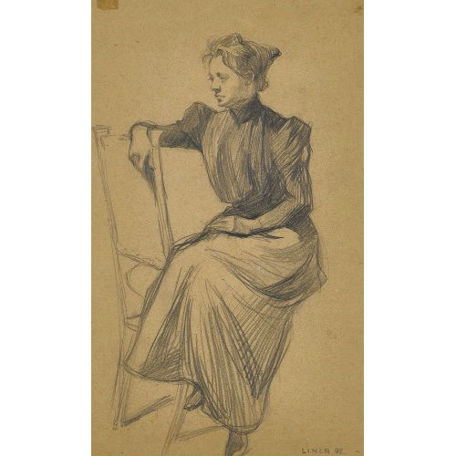 CARL AUGUST LINER : Sitzende Frau (DOBIASCHOFSKY AUKTIONEN AG)
