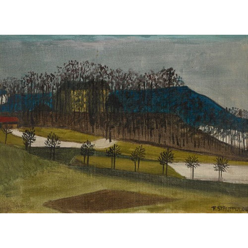 FRED STAUFFER : Landschaft im Sp�therbst (DOBIASCHOFSKY AUKTIONEN AG)
