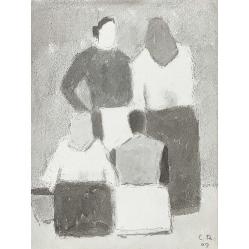 CARL ROESCH : 'Frauen von Diessenhofen' (DOBIASCHOFSKY AUKTIONEN AG)