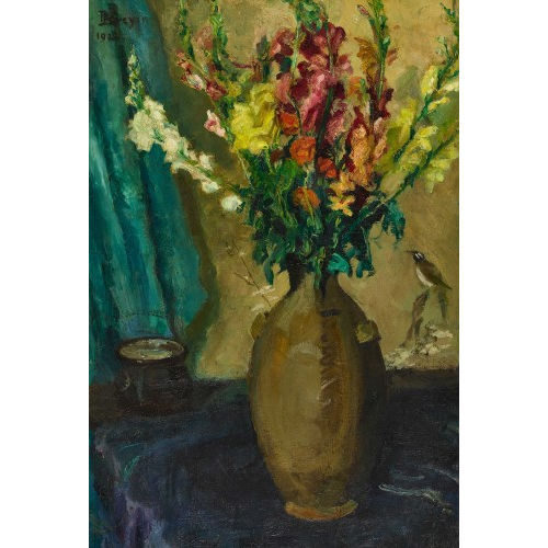 ROBERT BREYER : Stillleben mit Gladiolenstrauss (DOBIASCHOFSKY AUKTIONEN AG)