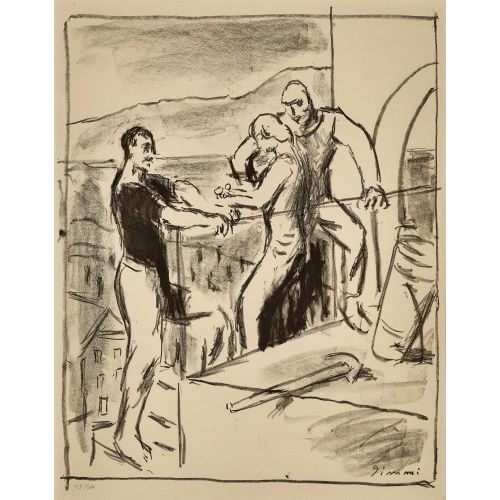 WILHELM GIMMI : Die Rastenden (DOBIASCHOFSKY AUKTIONEN AG)