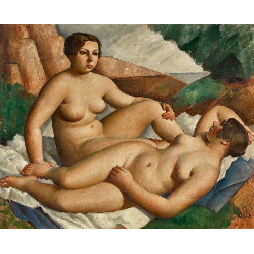 PAUL TH�OPHILE ROBERT : Deux baigneuses (DOBIASCHOFSKY AUKTIONEN AG)