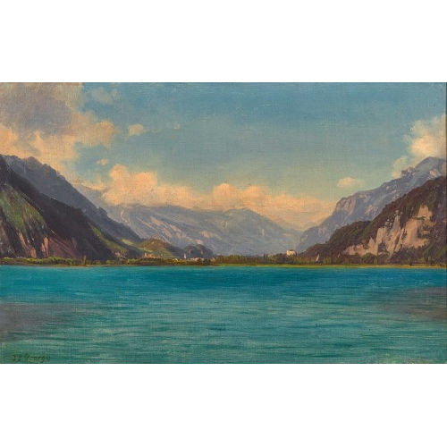 JEAN PHILIPPE GEORGE-JULLIARD : 'Interlaken' (DOBIASCHOFSKY AUKTIONEN AG)