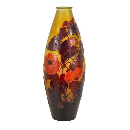 �MILE GALL� : Vase, Nancy, um 1920-1925 (DOBIASCHOFSKY AUKTIONEN AG)