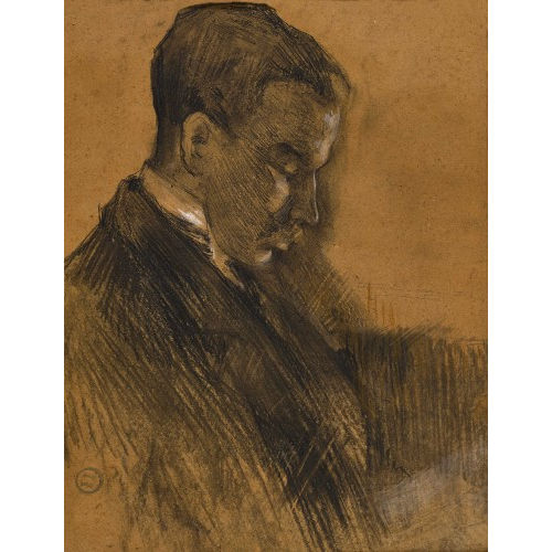 REN� AUBERJONOIS : 'Autoportrait' (DOBIASCHOFSKY AUKTIONEN AG)