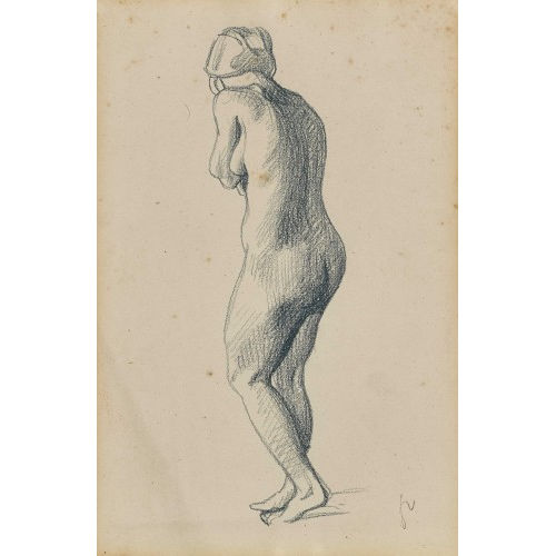 FLIX VALLOTTON : 'Nu debout de dos' (DOBIASCHOFSKY AUKTIONEN AG)