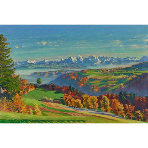 WALDEMAR THEOPHIL FINK : 'Im Herbst auf dem Gurten' (DOBIASCHOFSKY AUKTIONEN AG)