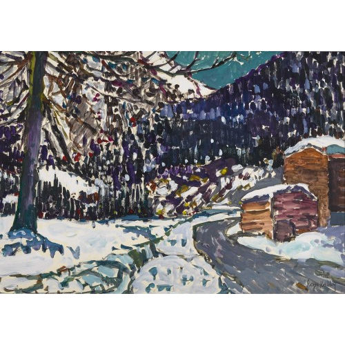 ROGER KATHY : Winterlandschaft (DOBIASCHOFSKY AUKTIONEN AG)