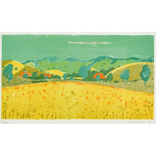 PETER THALMANN : Sonnige Emmentaler Landschaft (DOBIASCHOFSKY AUKTIONEN AG)