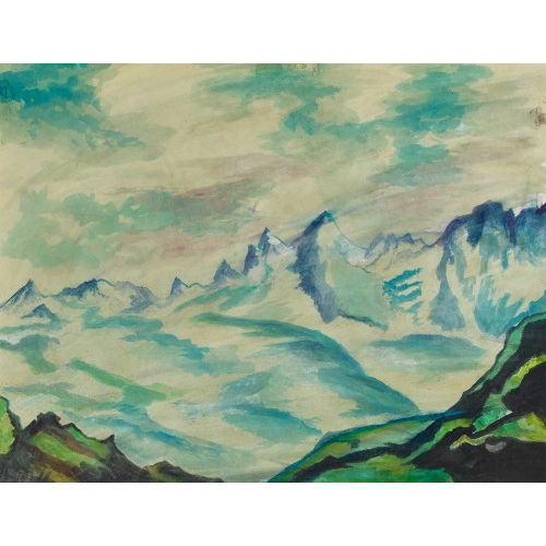 CLARA PORGES : 'Piz Dschimels und Gl�schaint' (DOBIASCHOFSKY AUKTIONEN AG)
